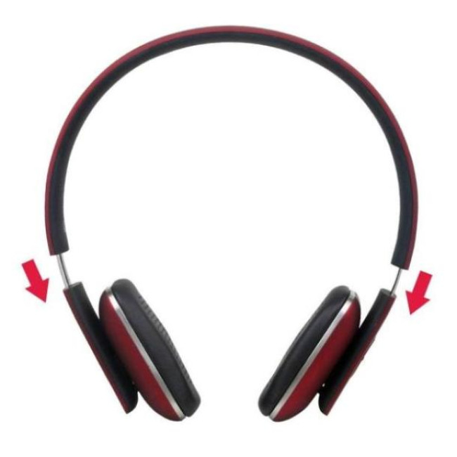 Гарнитура AUGUST EP636R Bluetooth v4.0 Red