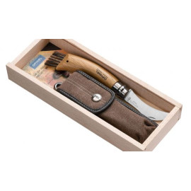 Ніж для грибів Opinel Chapighon blister №8 VRN з чохлом у пеналі (001327), Франція