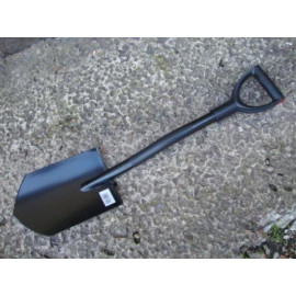 Саперка Bellota прорезинена рукоять чорна (BS106)