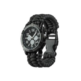 Часы MIL-TEC ARMY UHR PARACORD водонепроницаемые Black (15774002)