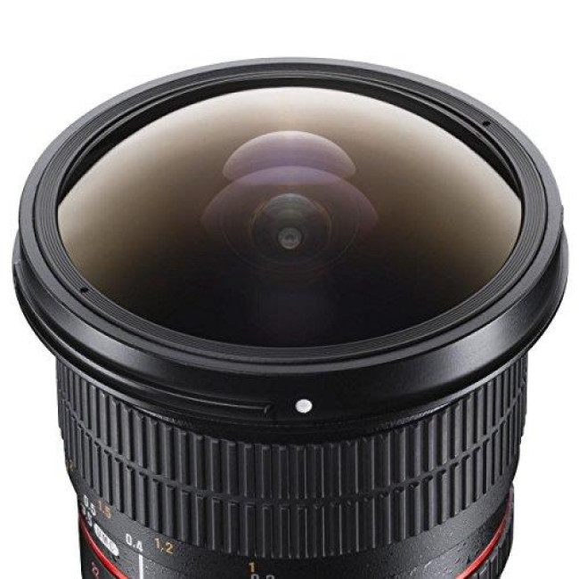 Объектив Walimex Pro 8mm f/3.5 Fish eye II (Samyang 8/3.5 UMC CS II) для камер Canon EF