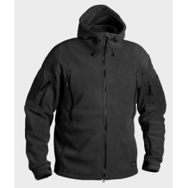 Кофта флісова Helikon-Tex PATRIOT з капюшоном Чорний (BL-PAT-HF-01)