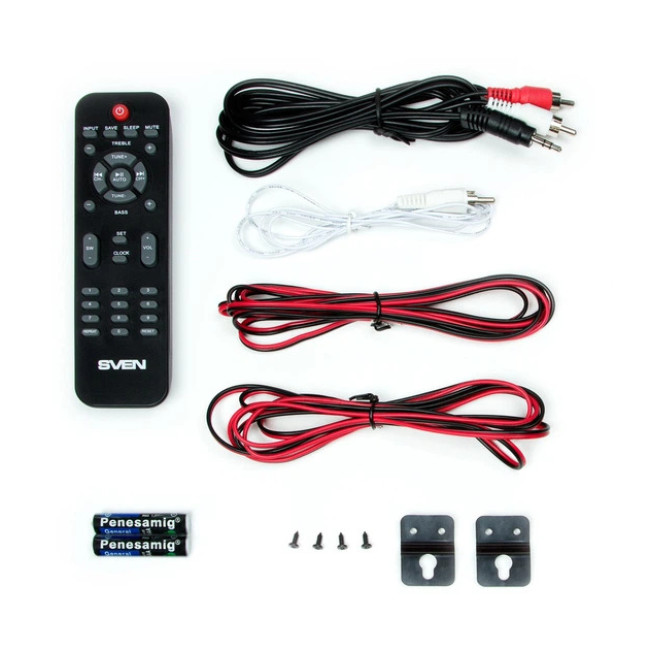 Акустическая система SVEN MS-2250 Black Система 2.1 80 Вт Bluetooth FM-радио USB/SD (SV-016722)