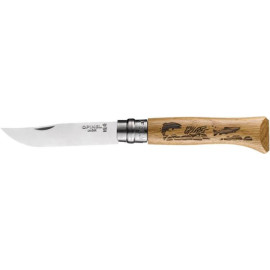 Складаной ніж Opinel №8 Animalia «Форель» (002334)