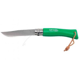 Нож Opinel №7 Inox VRI Trekking зелений, без упаковки (002210)