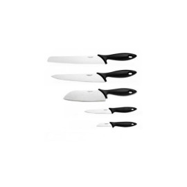 Набор 5 ножей в блоке Fiskars Essential 1023782, Финляндия
