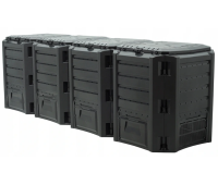 Компостер садовый Prosperplast 1600L черный, 4-сегмента (PIKSM1600C-S411)