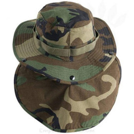 Панама з захистом шиї HELIKON Bonnie Hat PolyCotton Ripstop US Woodland