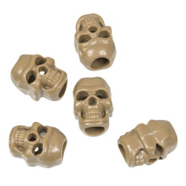Набір стоперів МІЛ-ТЕК Skull 10 шт Койот (13458215)