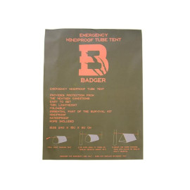 Захисна теплова палатка NRC Badger Outdoor Emergency Windproof Tube Tent