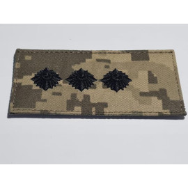 Погон шеврон ПАТРИОТ Старший лейтенант /тк.NDU 3D