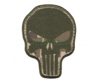 Шеврон PATCH ПАТРІОТ Череп-punisher NDU велкро