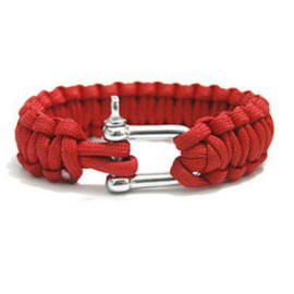 Браслет MIL-TEC із паракорду з дужкою 15 мм Red (16370310)