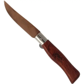Складний ніж MAM Douro POCKET KNIFE Bronze Titanium Bubinga wood, автоматична блокування (2009)