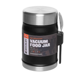 Термос для еды с ложкой STANLEY classic 400 мл, черный (10-09382-005)