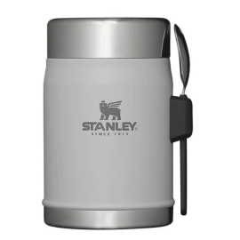 Термос для еды с ложкой STANLEY classic 400 мл, Ash Grey (10-09382-083)