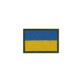 Шеврон PATCH ПАТРИОТ Державний прапор сухопутних військ ЗСУ / синьо-жовтий / 45х30мм