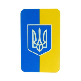 Шеврон PATCH M-TAC Флаг УКРАЇНИ З ГЕРБОМ флюоресцентний (51304099) Full Color/GID