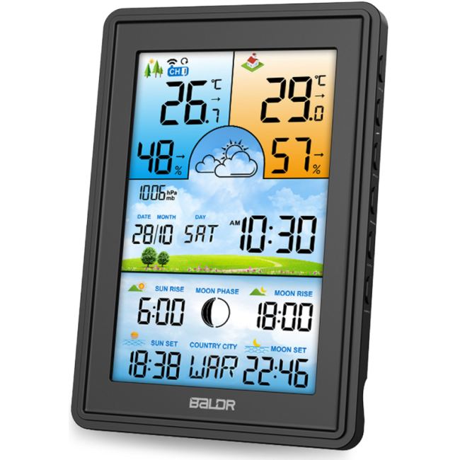 Метеостанция беспроводная Baldr BD-906 (Польша)