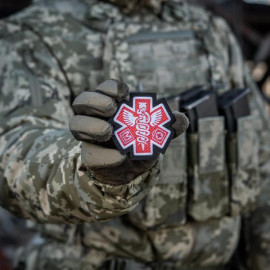 Шеврон PATCH M-TAC Парамедік (51432002) Чорний