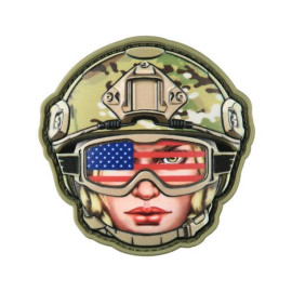 Шеврон PATCH M-TAC Emoji USA гьорл №2 3D (51354004)