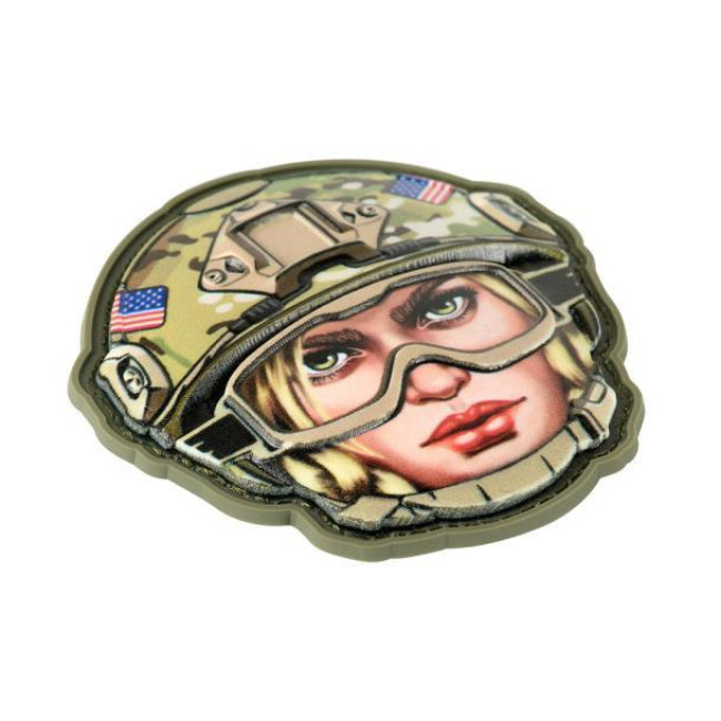 Шеврон PATCH M-TAC Emoji USA girl №3 3D (51354005)