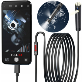 Цифровий ендоскоп 3M 7LED 2xFHD WIFI (Польща)