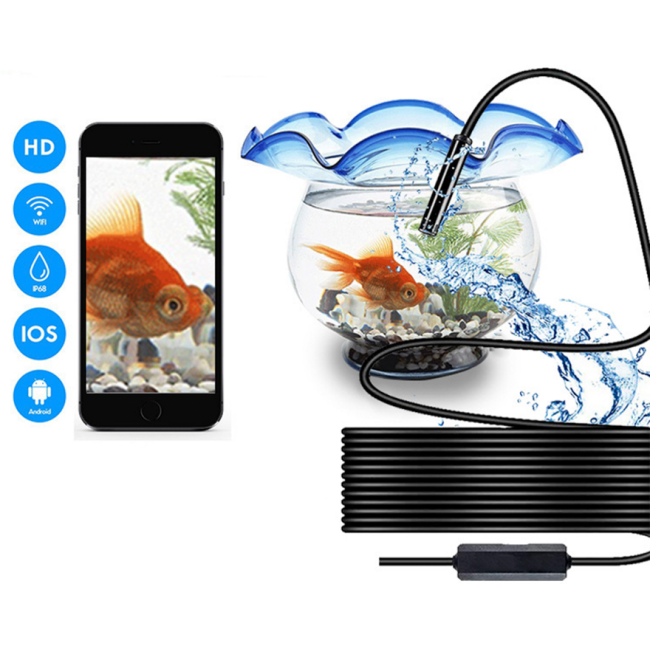 Цифровий ендоскоп 3M 7LED 2xFHD WIFI (Польща)