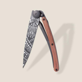 Ніж складаний з тату ДЕEJO 37G Coral wood / Polynesian (1GB000139)