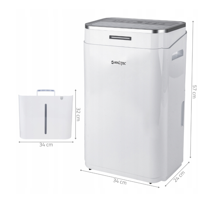 Осушувач повітря компресорний MALTEC DH-20000A 370Вт 20л/24ч (Польща)