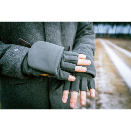 Перчатки рукавиці Decathlon Mitt Softshell 500 Зелені