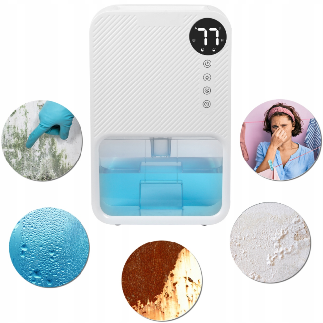 Осушувач повітря Maltec DH3800 80Вт 900мл/24ч (Польща)