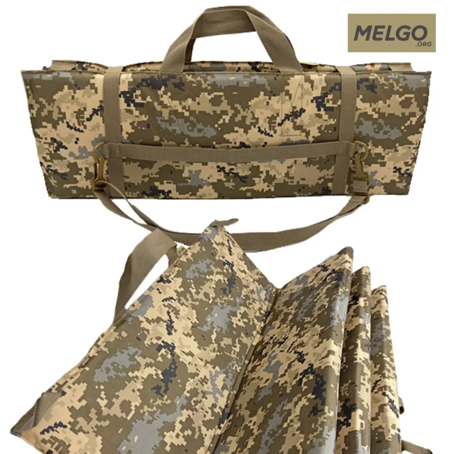 Каремат 67*187 см с уплотнителем Пенополиэтилен 10 мм поликордура Пиксель MELGO