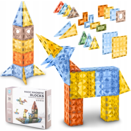 Магнітний конструктор RicoKids 78шт (Польща)