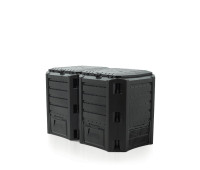 Компостер садовый Prosperplast 800L черный, 2-сегмента (IKLM800C-S411)