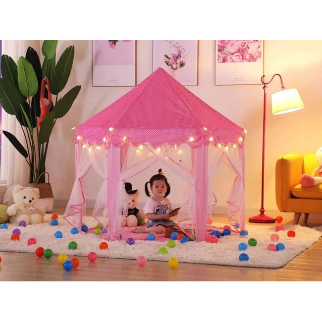 Палатка детская игровая розовая (Польша)