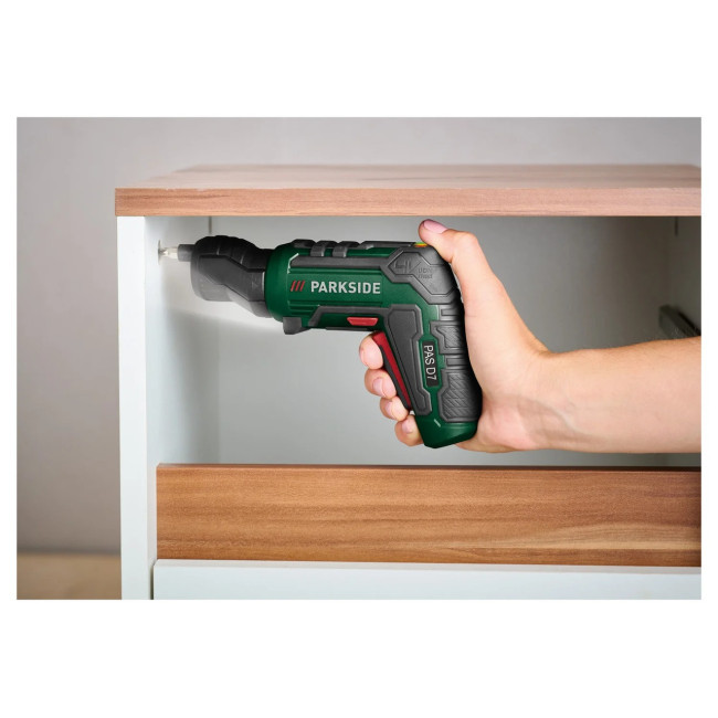 Аккумуляторная отвертка Parkside PAS 4 D7