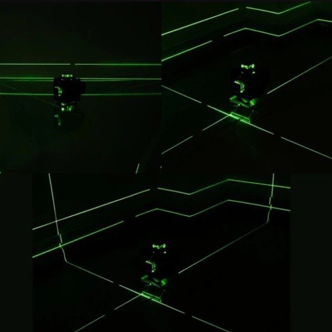 16-строчний лазерний рівень 360° BIGSTREN 25м (Польща)