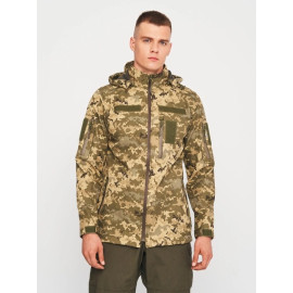 Куртка КОДОР Softshell c флисом Пиксель (KK888)