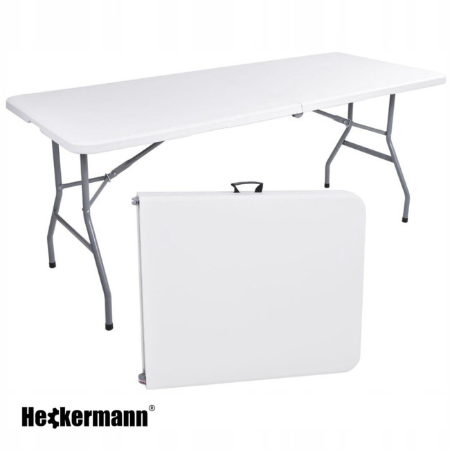 Стол складной переносной Heckermann 180х74х74 White (XJM-Z180)