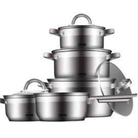 Набір кастрюль із нержавіючої сталі DMS TSE2009C
