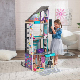 Кукольний дерев'яний будинок KidKraft Bianca City Life 65989