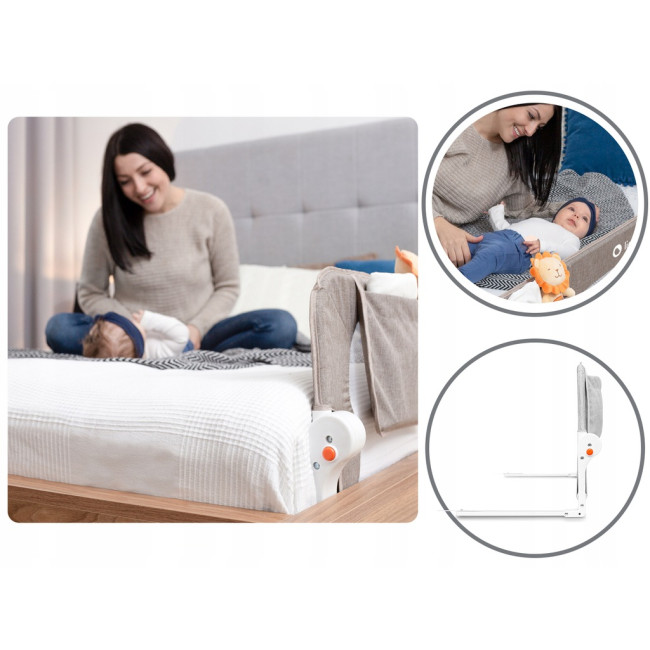 Барьер безопасности для кровати Lionelo EVA (Gray)