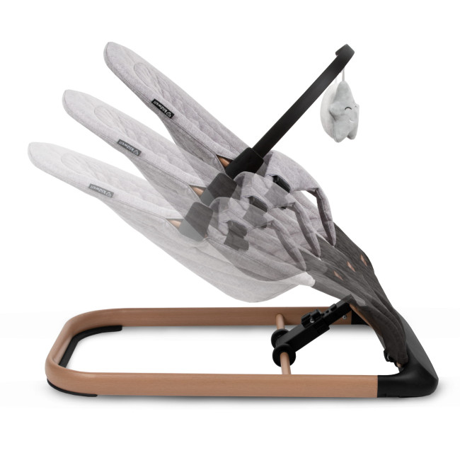 Кресло-качалка Kidwell LARO Grey/Wooden