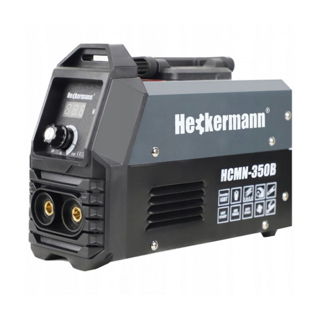 Інверторний зварювальний апарат з функцією гарячого пуску Heckermann HCMN-350B