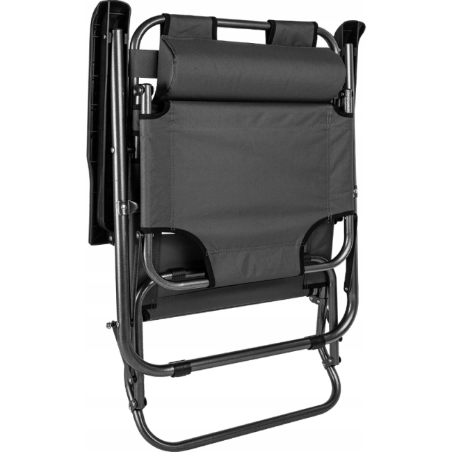 Кресло шезлонг MalTec - Sunwaal серый (Польша)