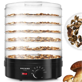 Сушка дегидратор Mozano Food Dehydrator 500 W Czarna