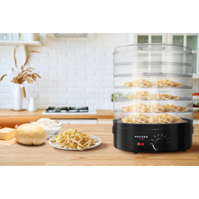 Сушка дегидратор Mozano Food Dehydrator 500 W Czarna
