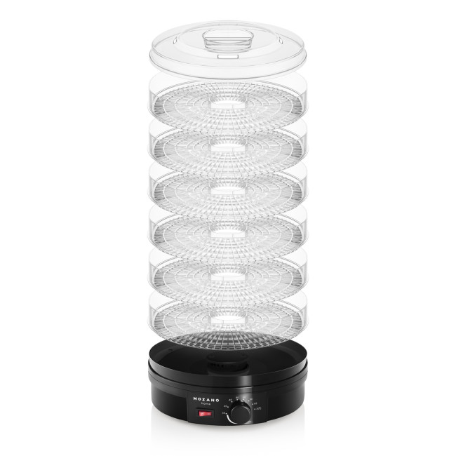 Сушка дегидратор Mozano Food Dehydrator 500 W Czarna
