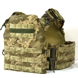 Розгрузка плитоноска IRR Cordura 500D Мультикам (molle coyote)